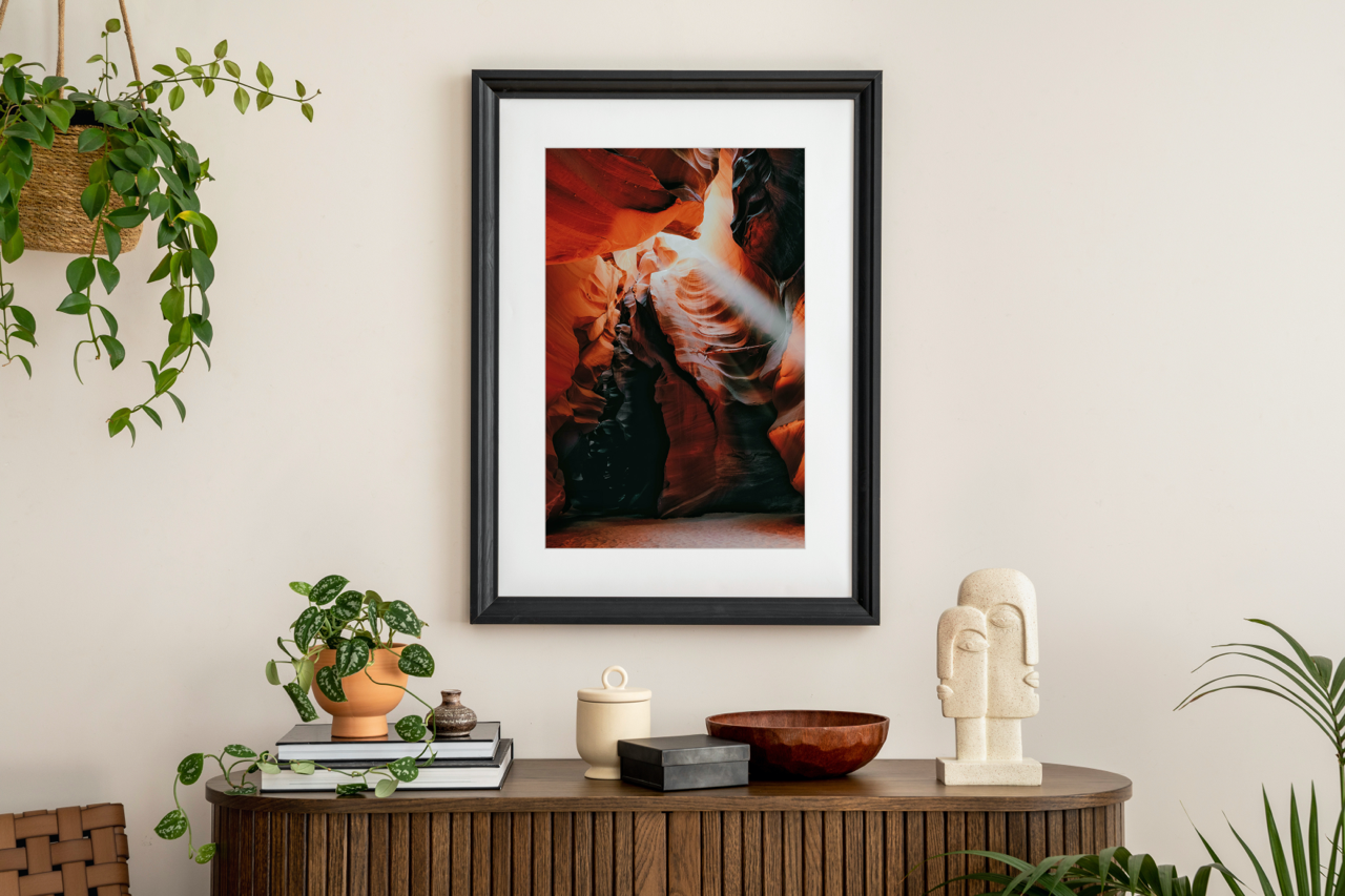 "Light in the Wilderness" Antelope Canyon Fine Art Photography Print