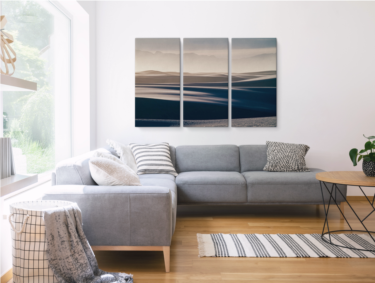 "Any Way the Wind Blows" Triptych, Desert Wall Art - Set of 3