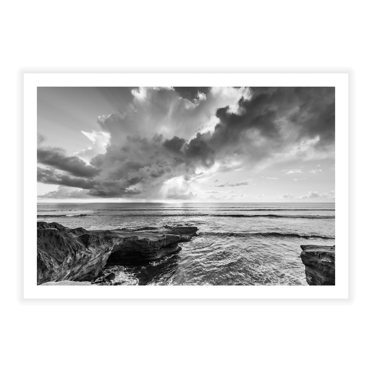 Sunbeams and Clouds - Fine Art Print