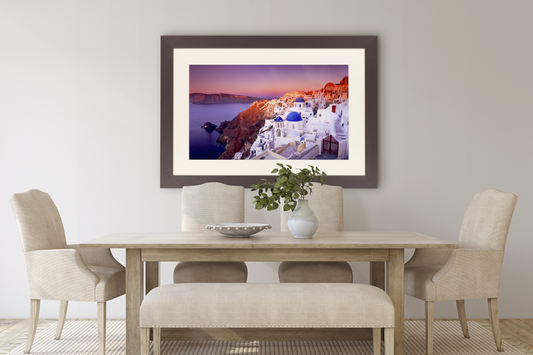 "Risen Light" Santorini Greece Photography Print