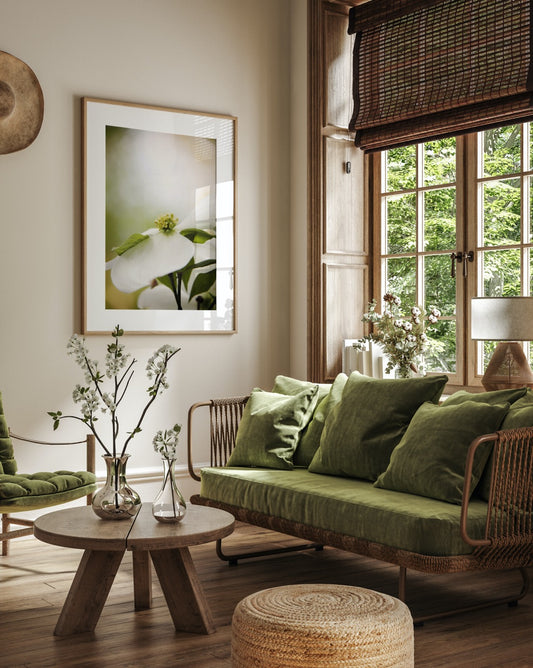 "White Flower" Nature Wall Art