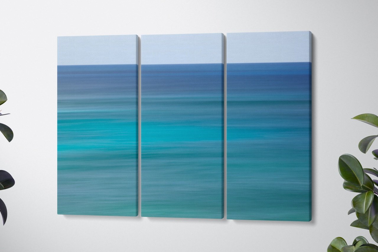Fine Art Prints - "Ocean Colors Triptych" | Coastal Abstract Photography