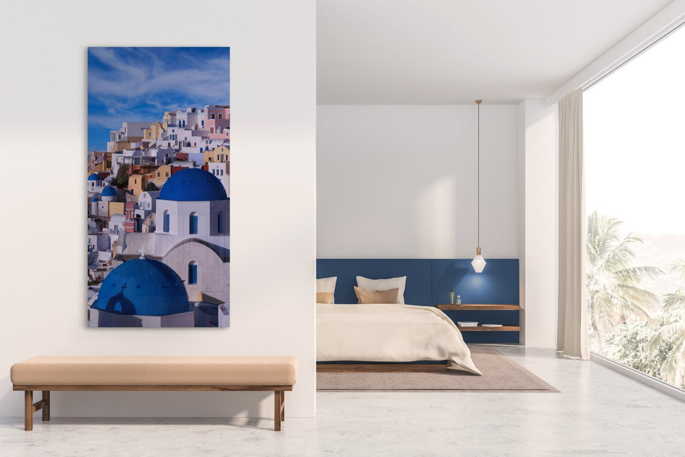Fine Art Prints - "Vertical Living Santorini" | Travel Landscape Photography