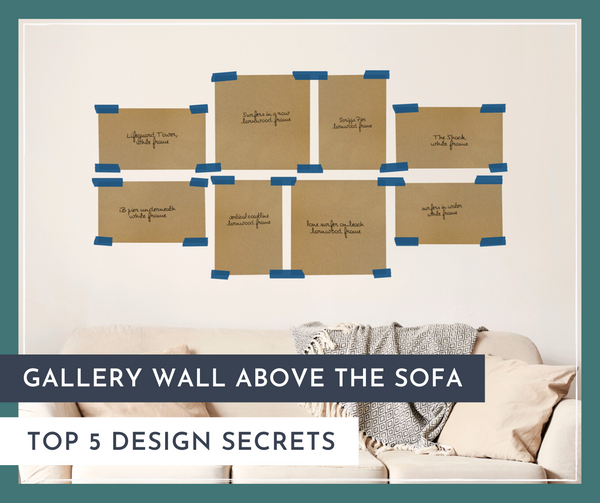 Gallery Wall Above Sofa: Top 5 Design Secrets - MK Envision Galleries