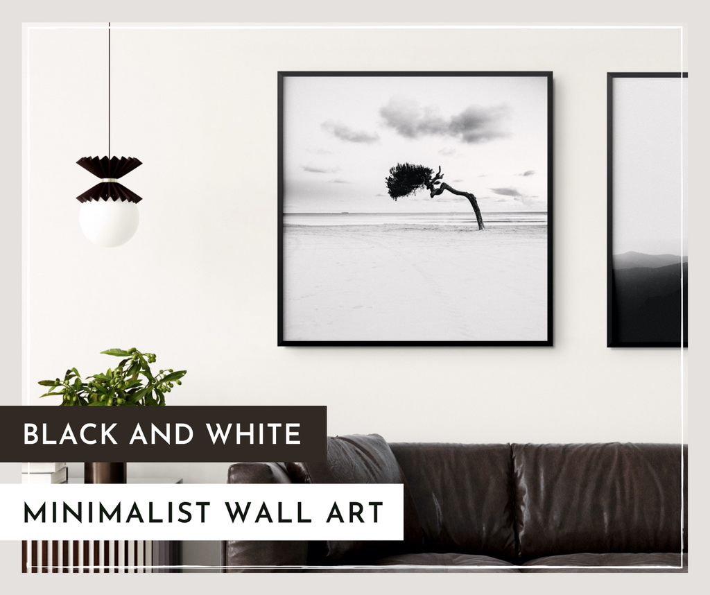Black and White Minimalist Art
