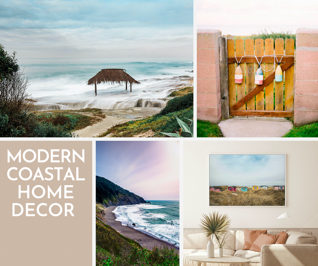 Modern Coastal Wall Art: "Coastal Immersion"