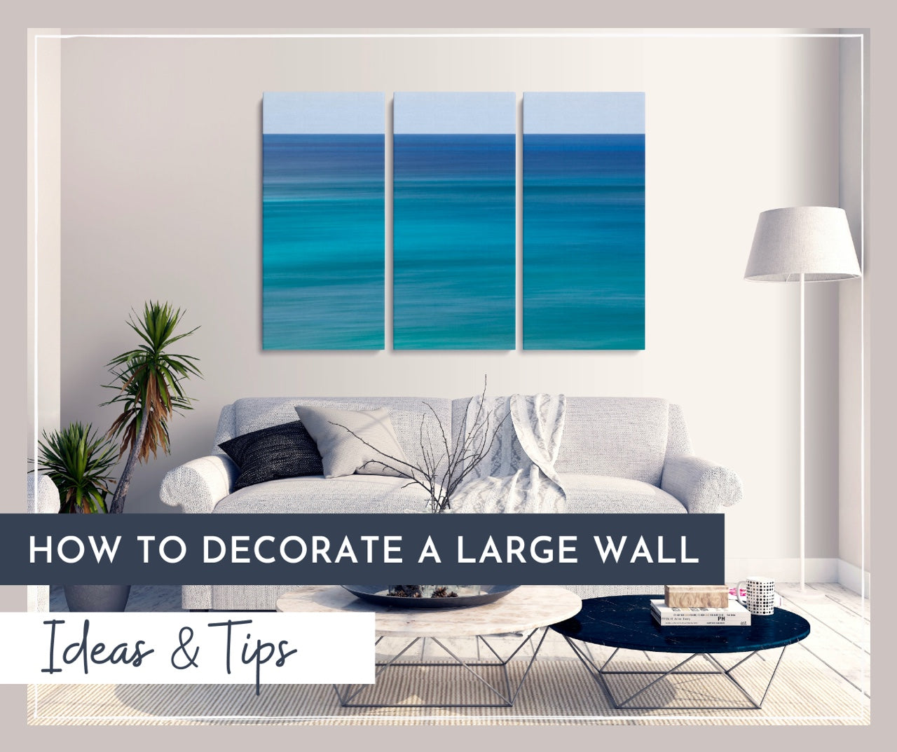Large Wall Decor Ideas for Living Room & More | MK Envision - MK ...