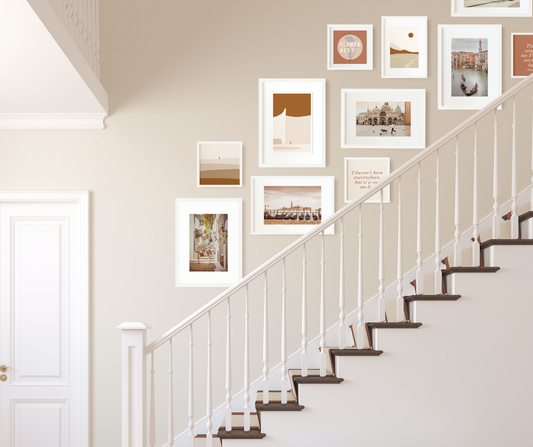 Staircase Gallery Wall - Design Tips & Layouts