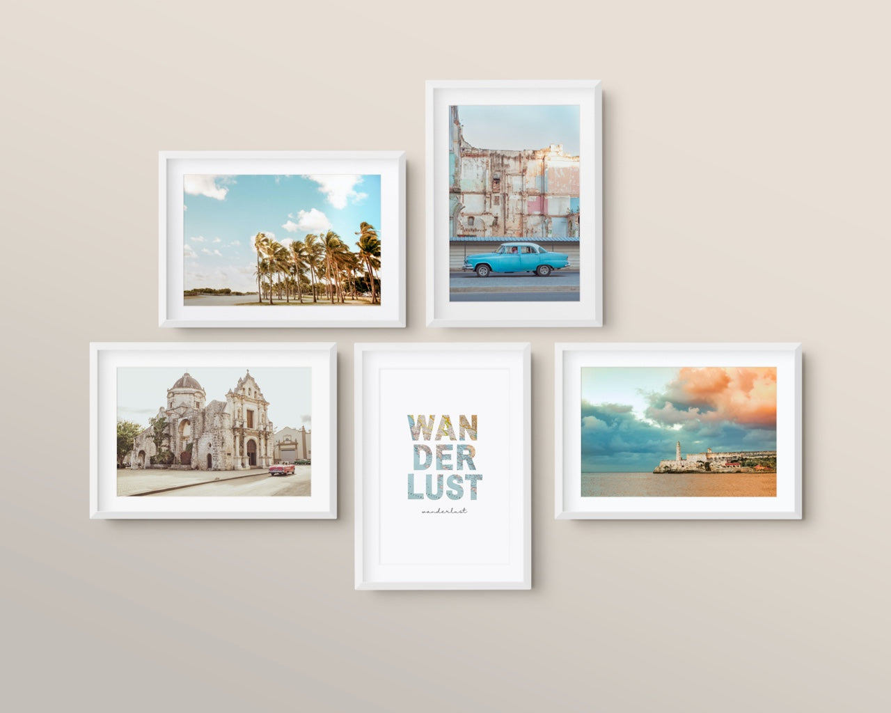 "Wanderlust" Gallery Wall Art