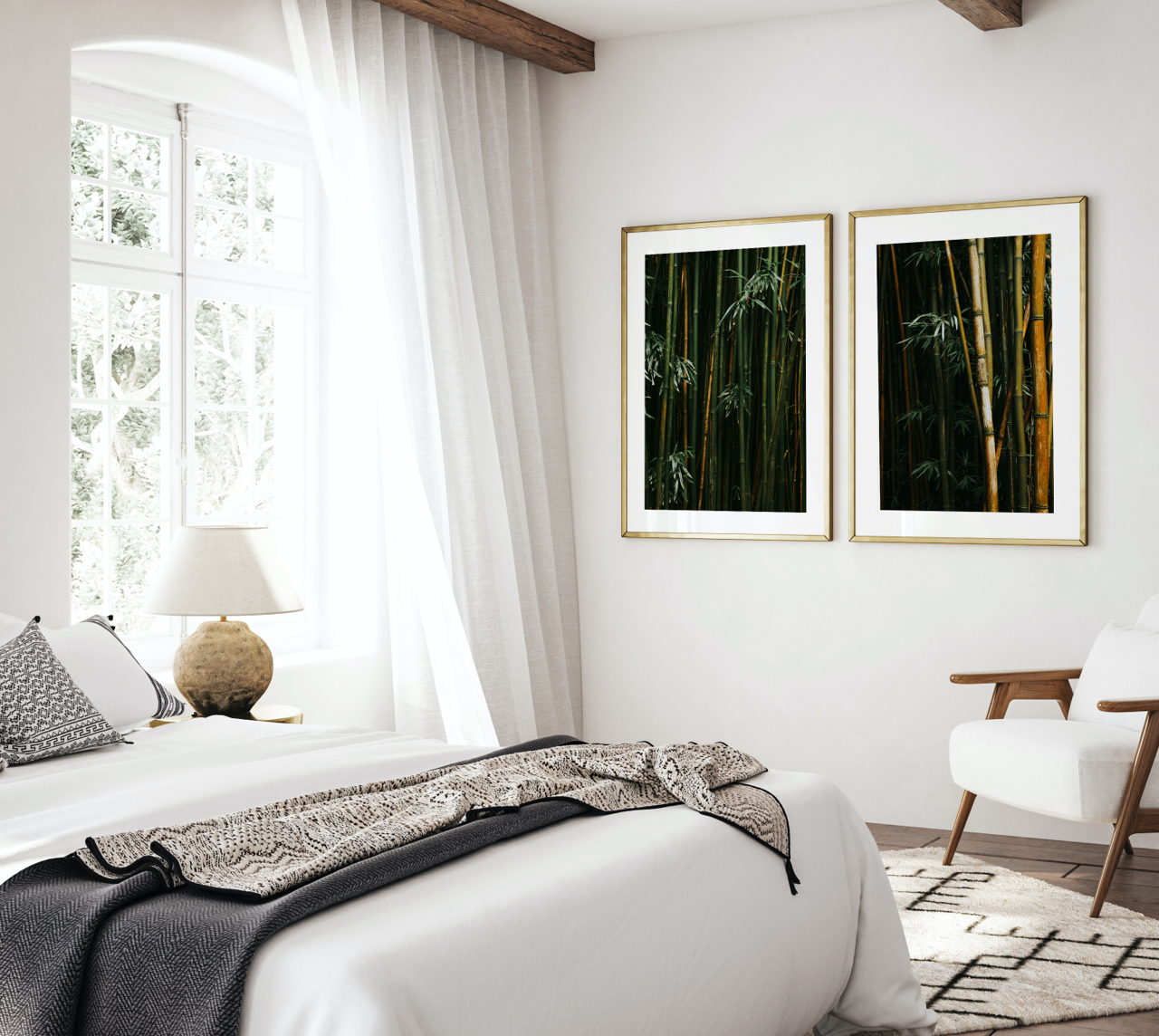 "Bamboo II" Nature Photography Print