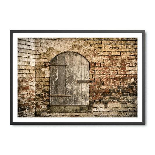 Iron, Wood and Bricks - Fine Art Print