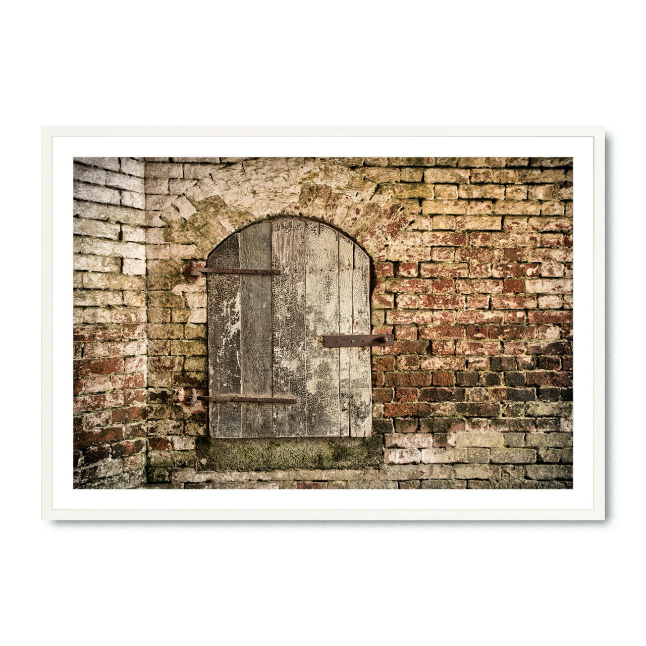 Iron, Wood and Bricks - Fine Art Print