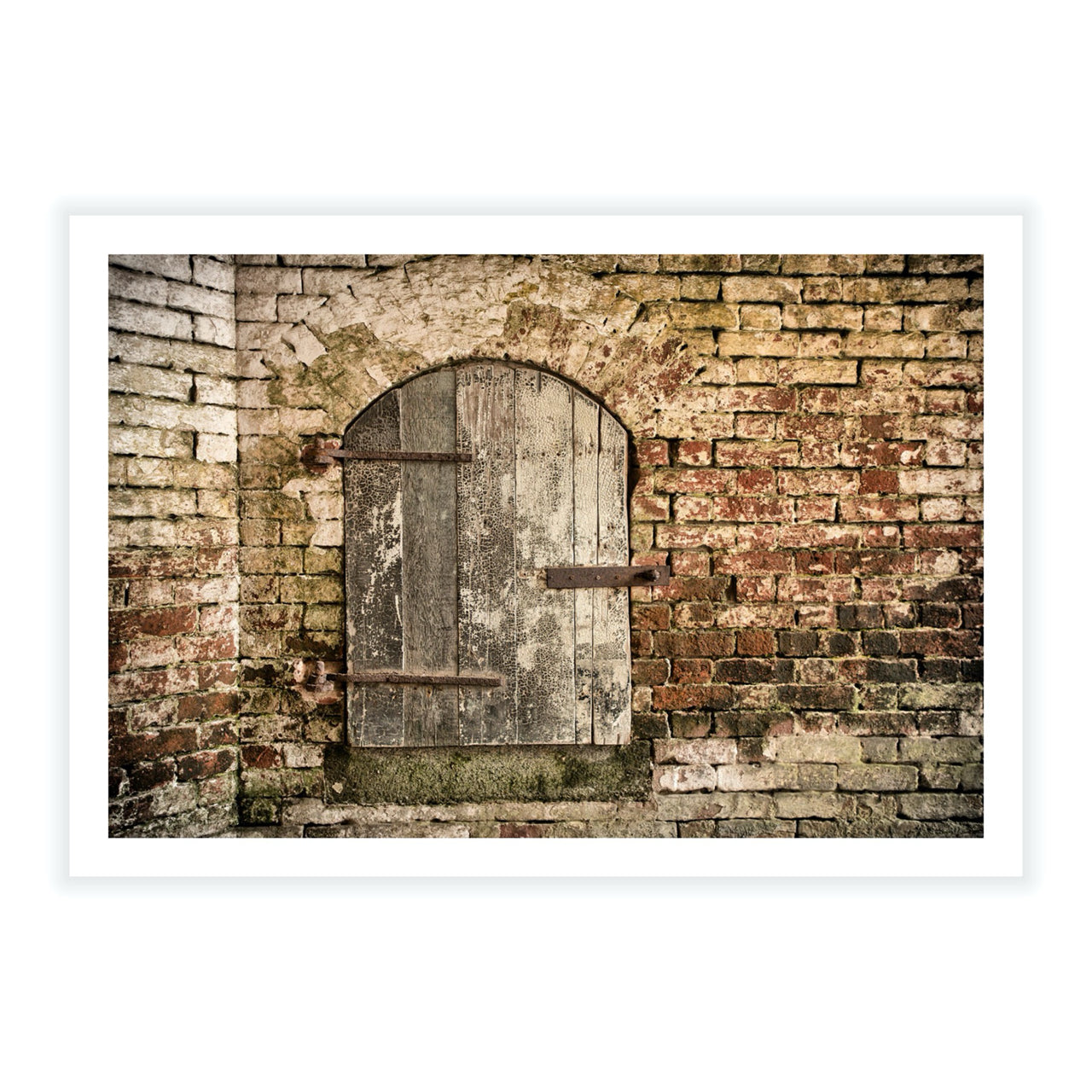 Iron, Wood and Bricks - Fine Art Print