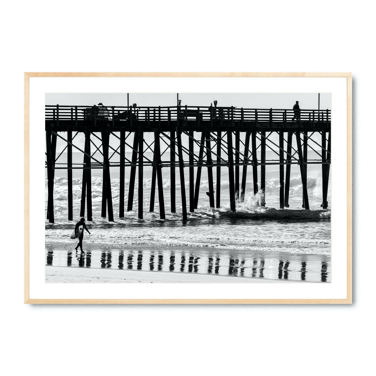 Pier Surfer - Fine Art Print