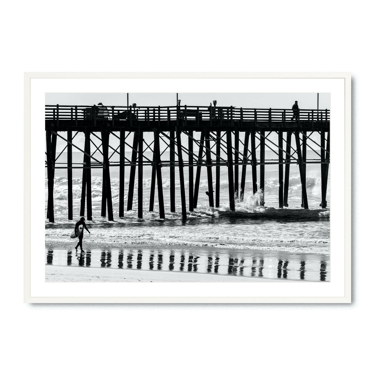 Pier Surfer - Fine Art Print