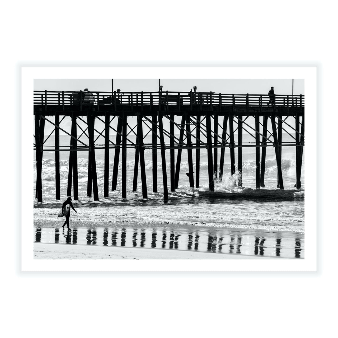 Pier Surfer - Fine Art Print