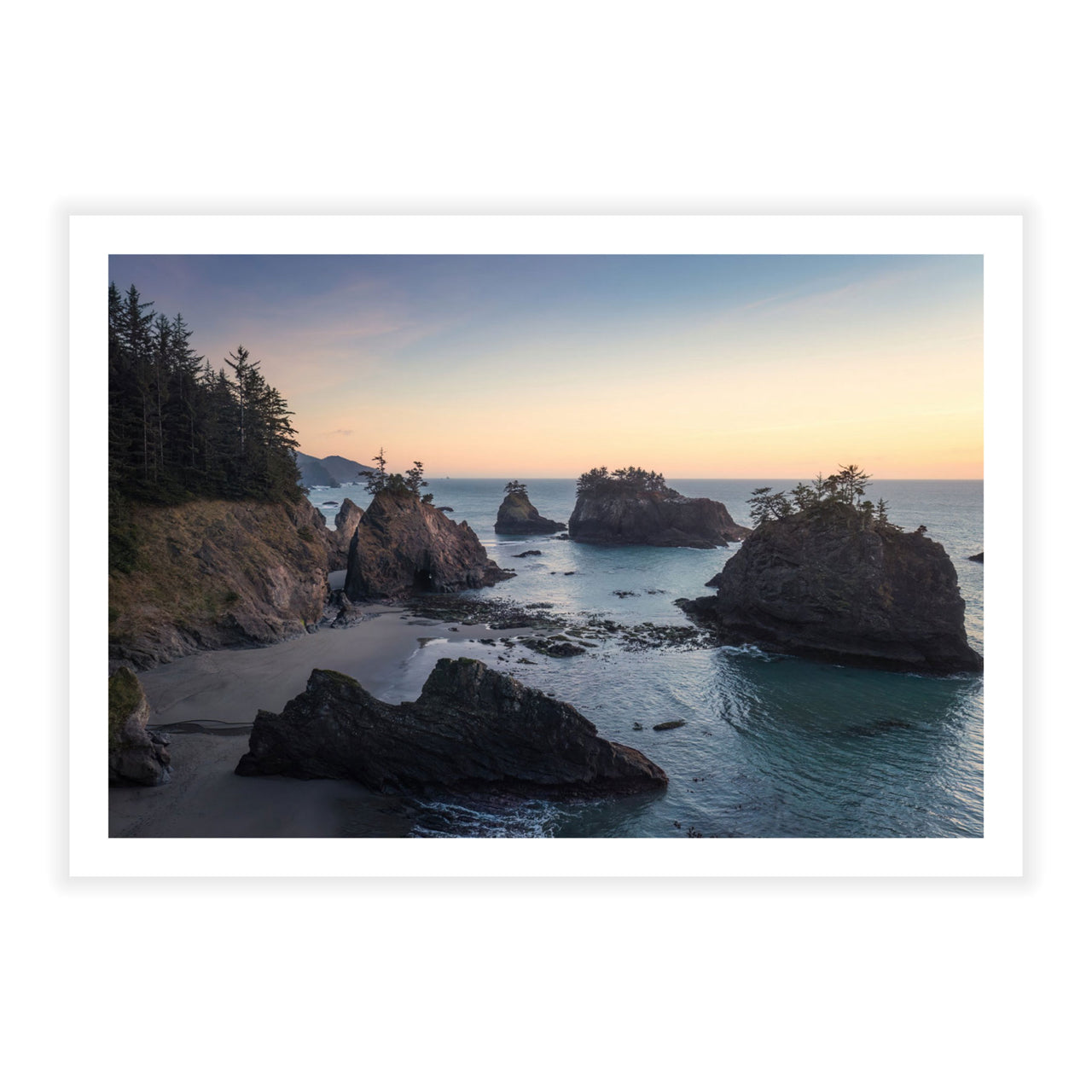 Secret Beach Twilight - Fine Art Print