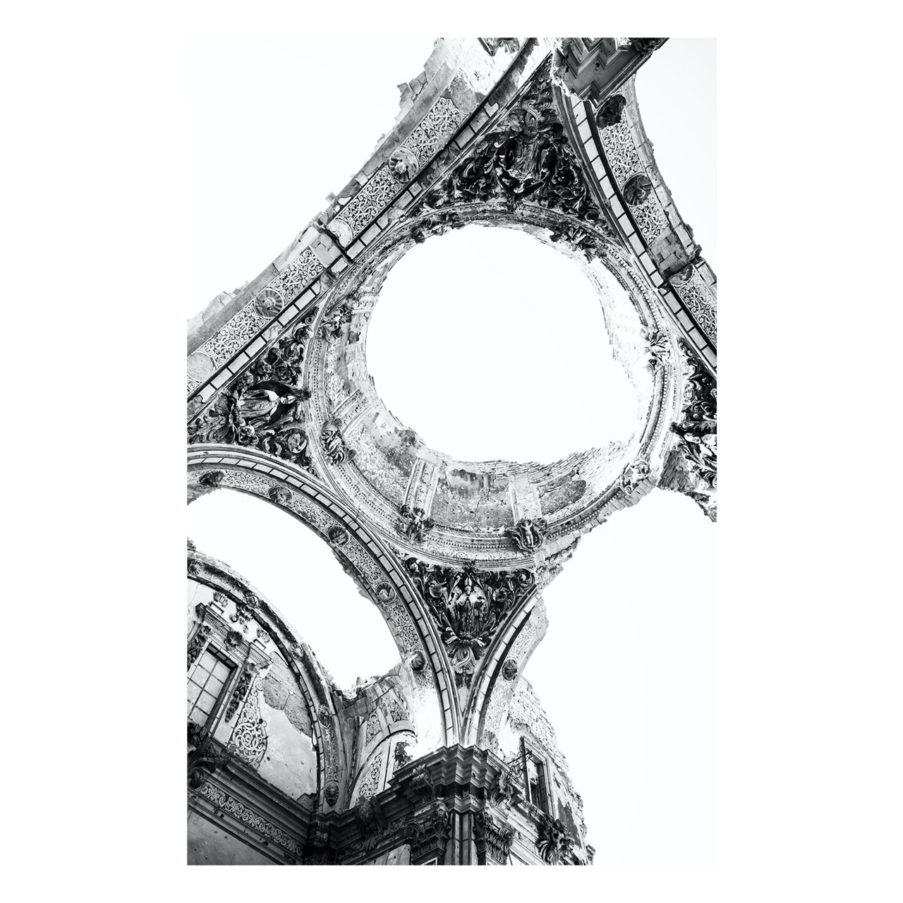 "Sky Light" Black and White Architecture Fine Art Photography