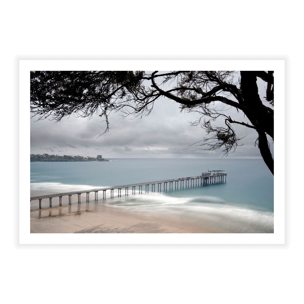 Stormy Weather Scripps Pier - Fine Art Print