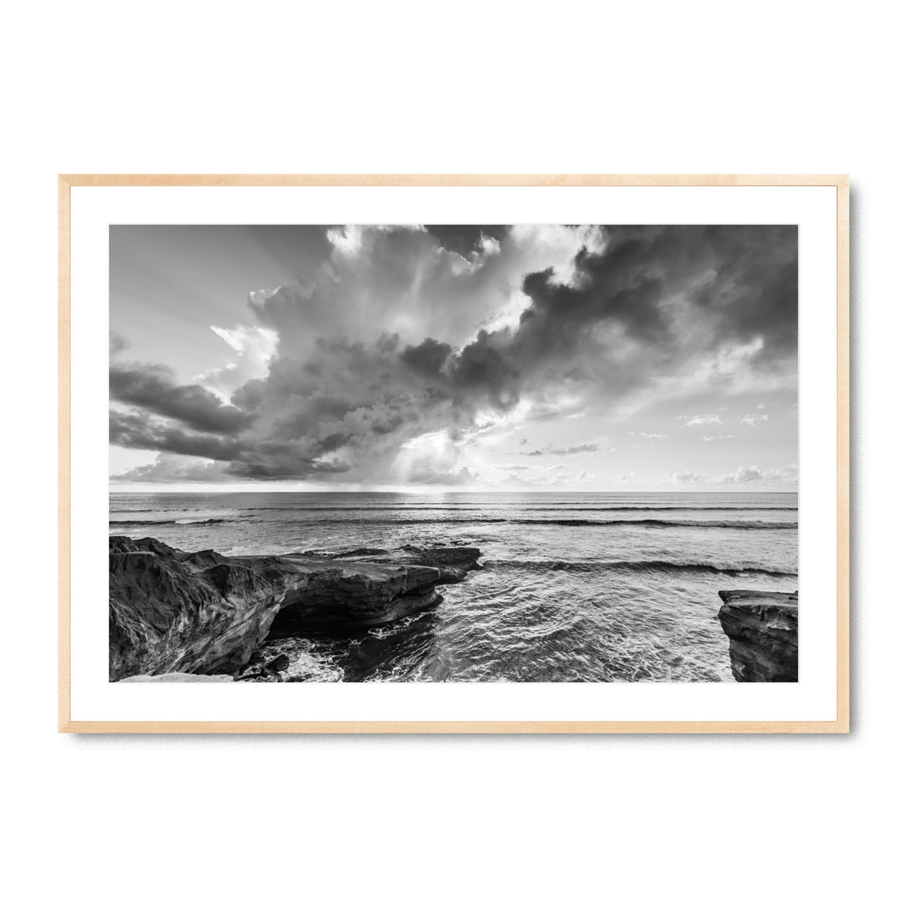Sunbeams and Clouds - Fine Art Print