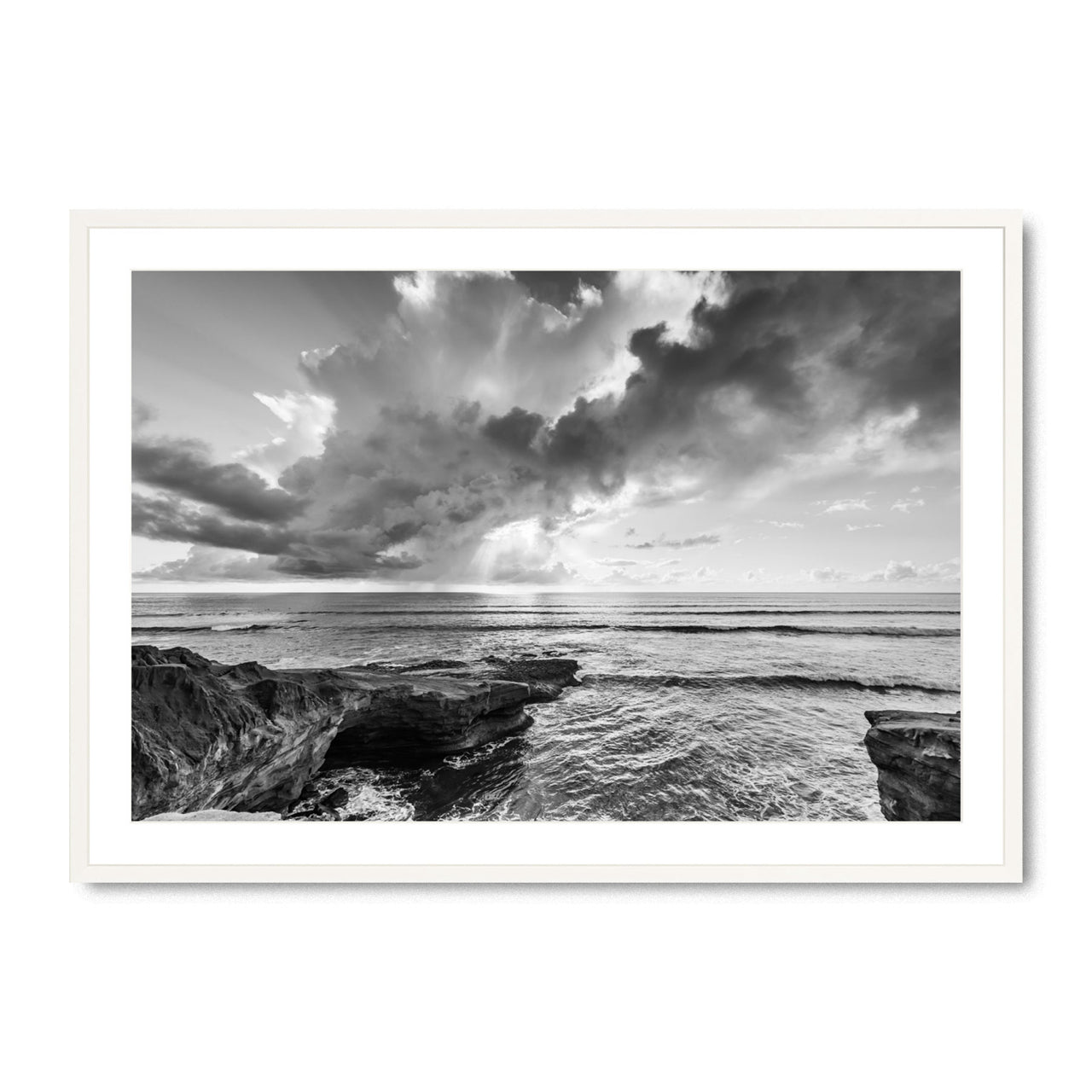 Sunbeams and Clouds - Fine Art Print