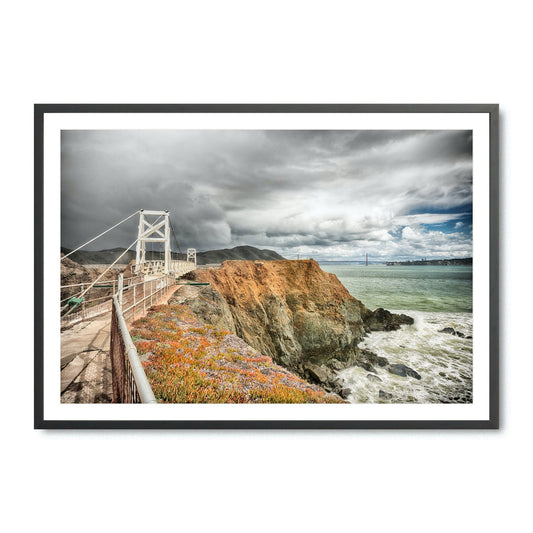 Two Suspension Bridges - Fine Art Print