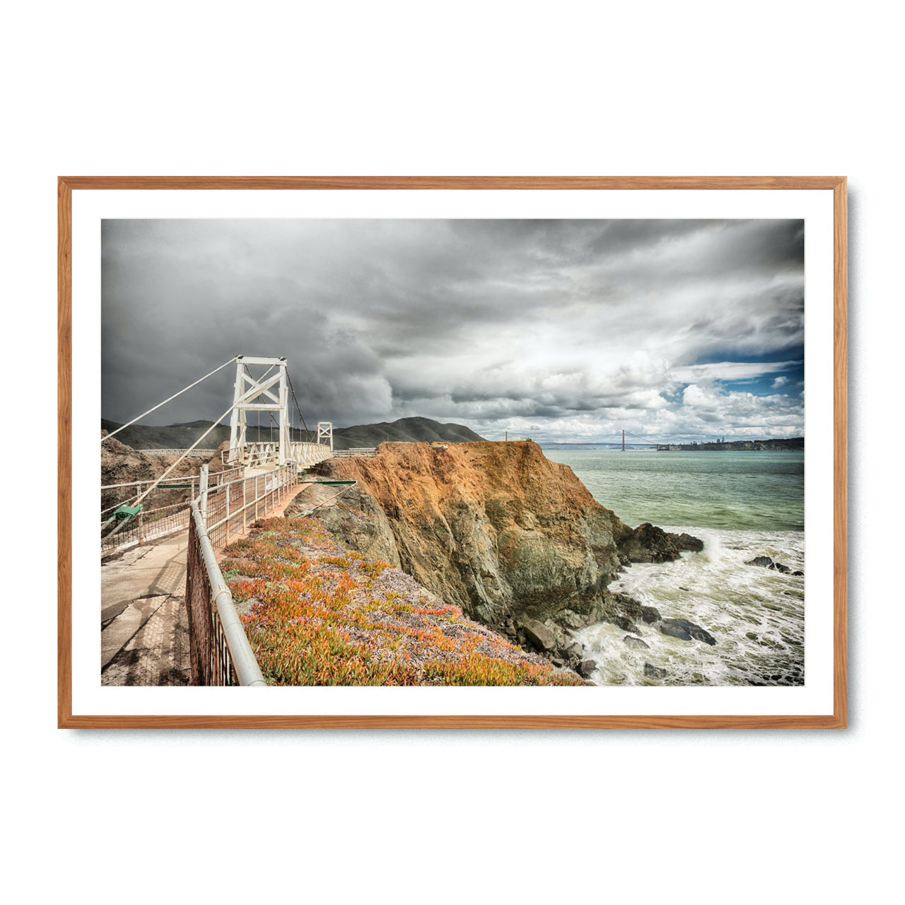 Two Suspension Bridges - Fine Art Print