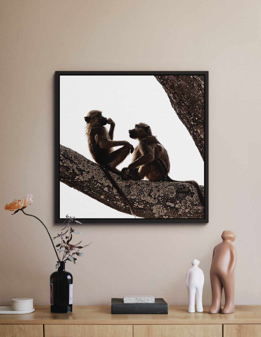 "Baboon Buds" Nature Wall Art