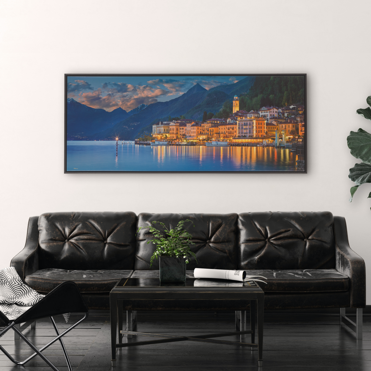"Bella Bellagio" Italy Panoramic Photography Print