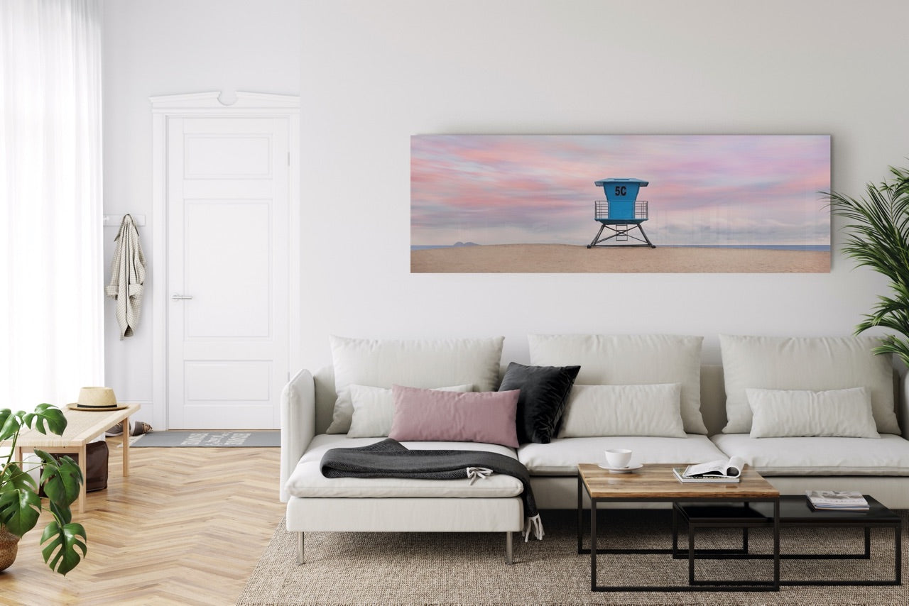 "Coronado Sands" Coastal Wall Art, Panorama