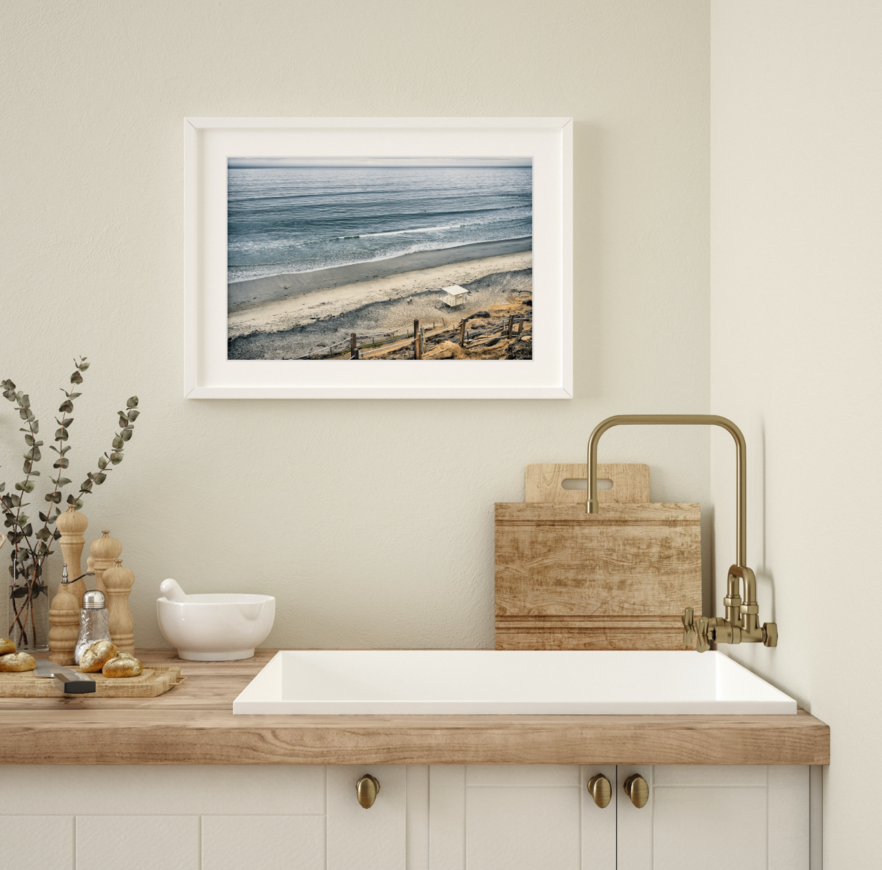 "Couple at Beacon's" | Coastal Photography Print