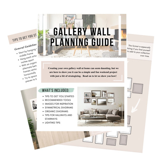 Gallery Wall Guide | Instant PDF Download