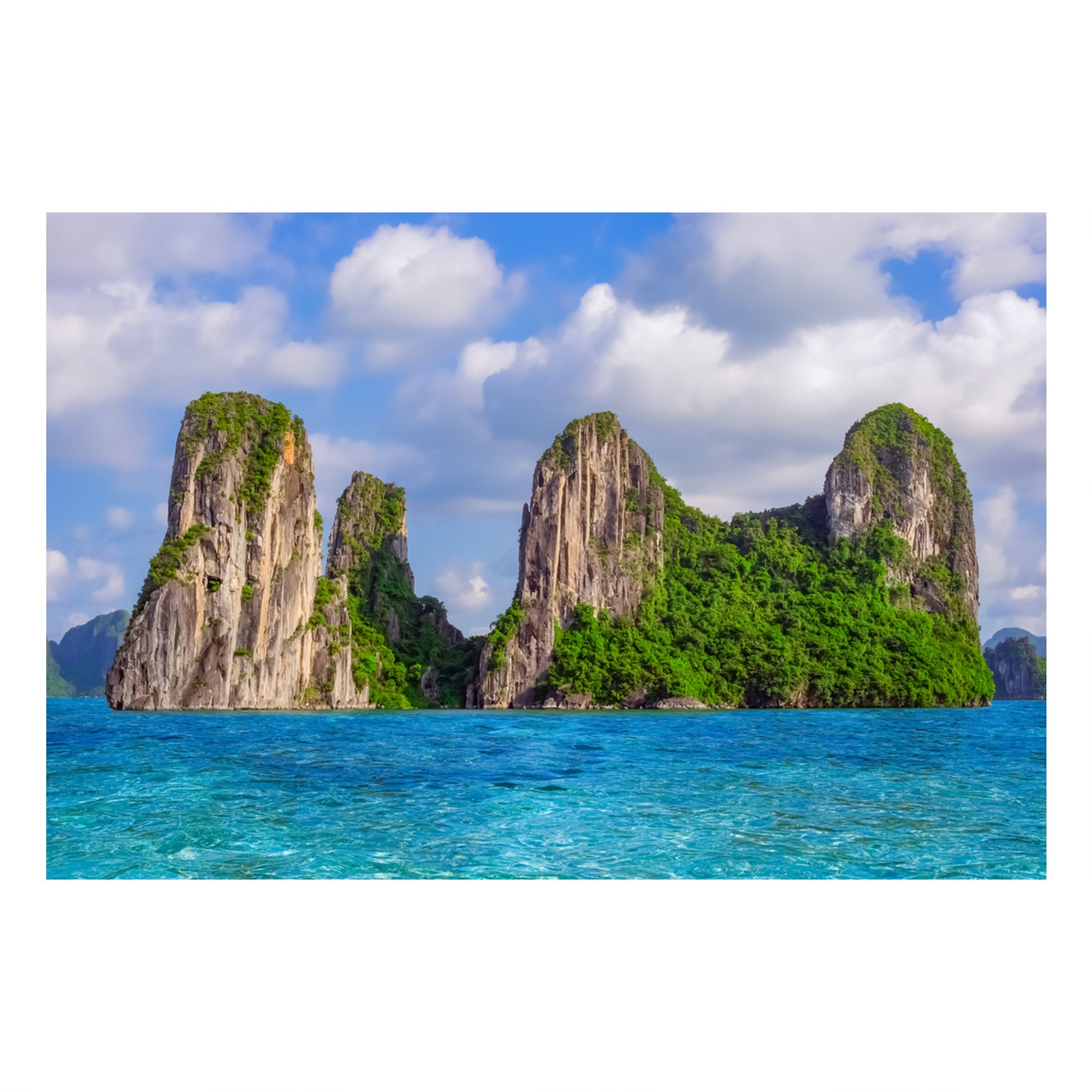 Paradise in Halong Bay | Aluminum Print