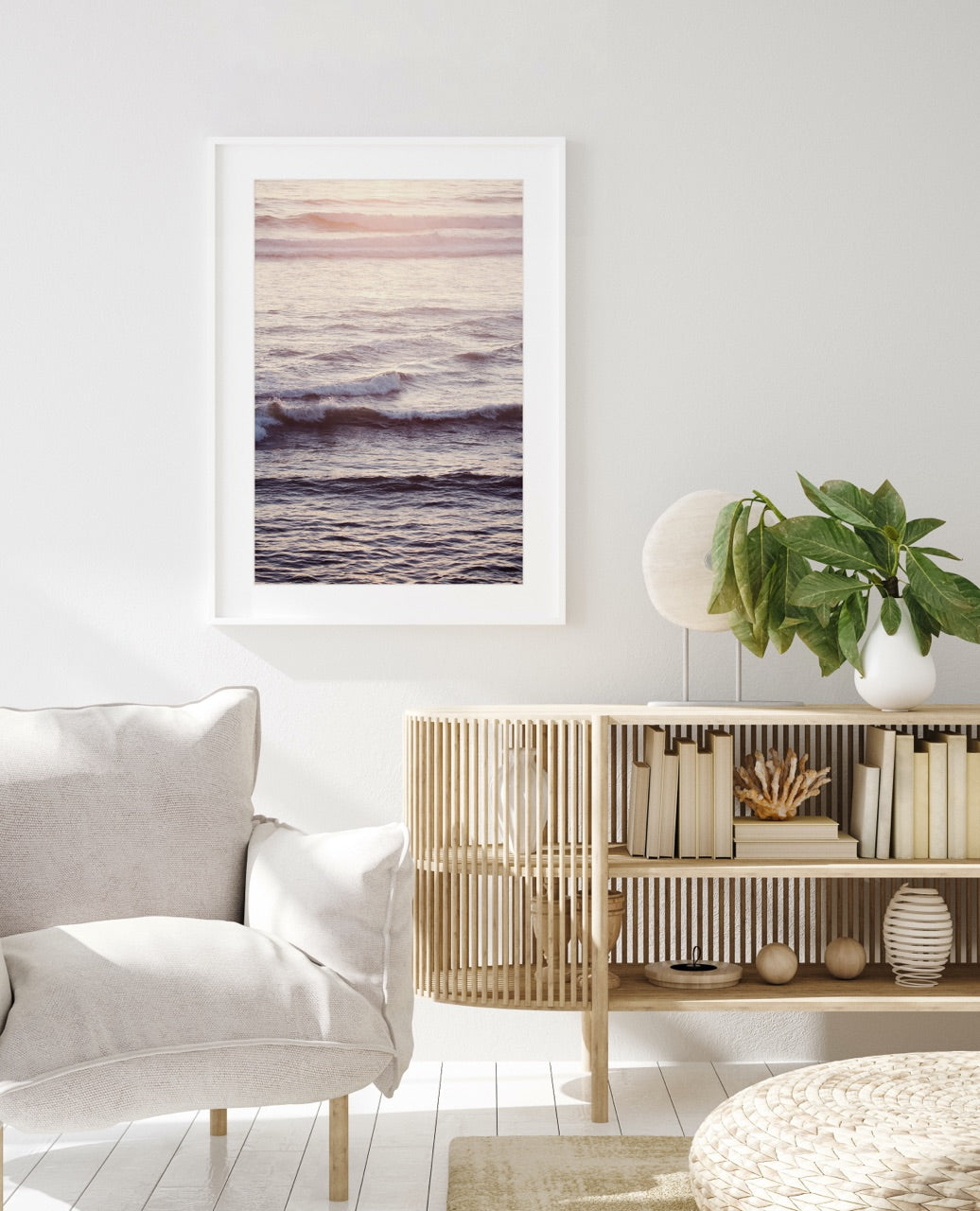"Sunset Surf" Coastal Wall Art