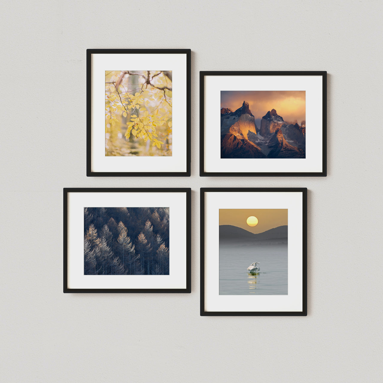 "Equinox Gallery Wall" | 4 Piece Art Set