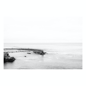 Fine Art Prints - "Apart" | Black & White Ocean Photograph