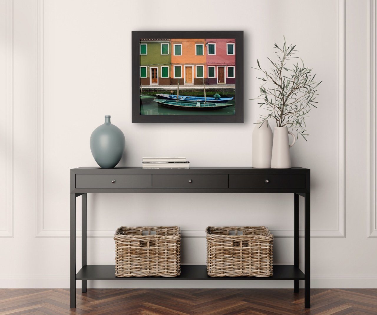 Monochromatic Coast Gallery Wall  5 Piece Art Set - MK Envision