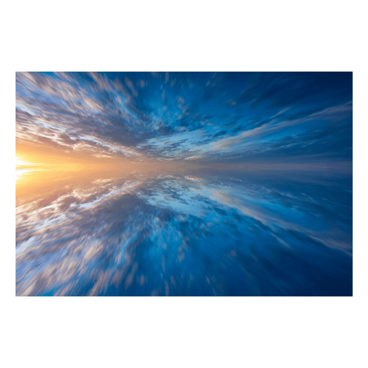 Fine Art Prints - "Carefree Perception" | Blue Abstract Ocean Photograph