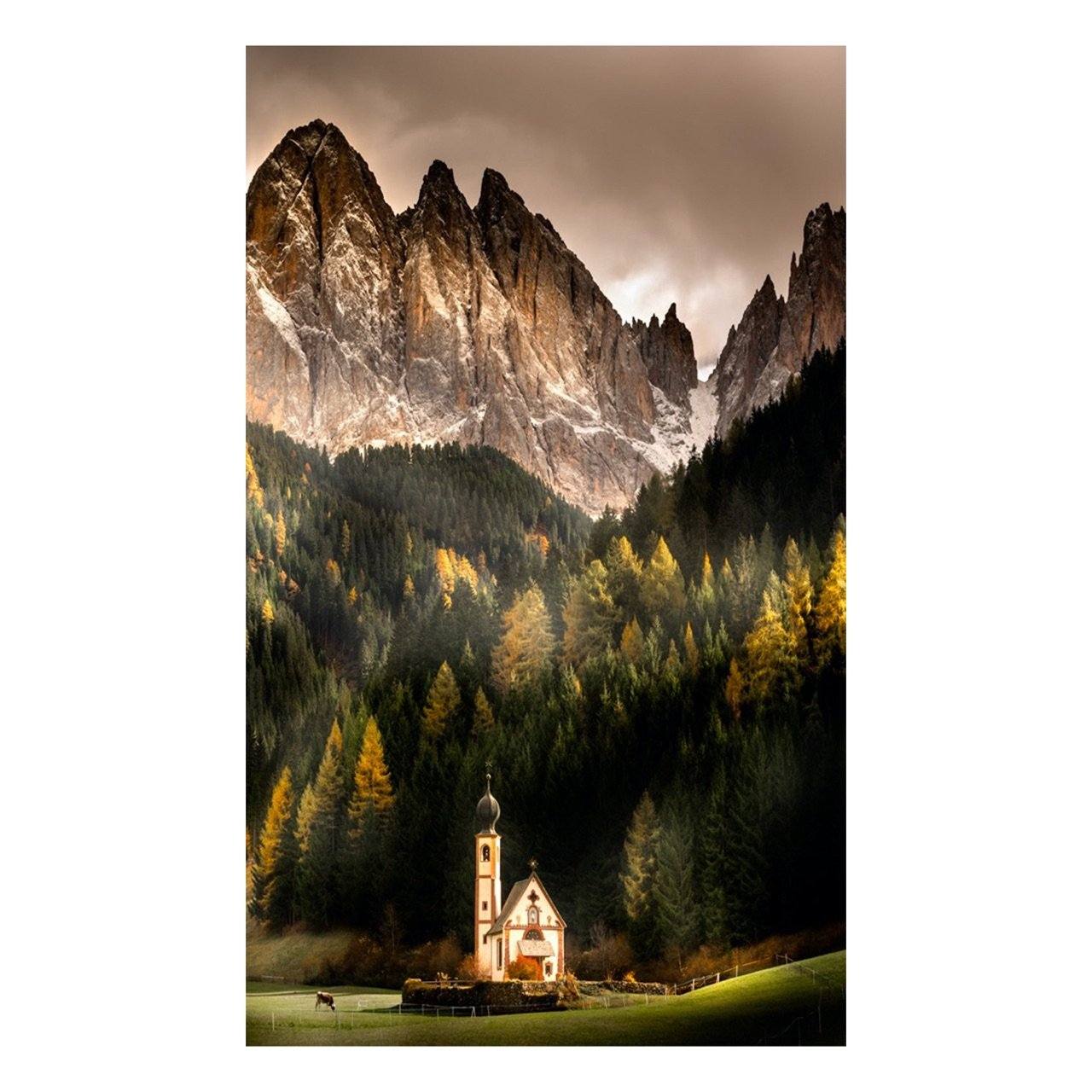 Fine Art Prints - "Chapel In The Meadow" | Travel Landscape Photography