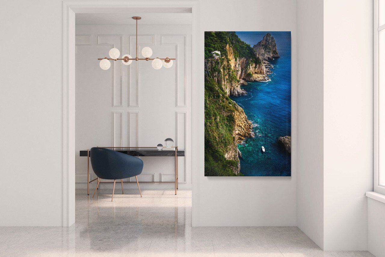 Fine Art Prints - "Cliffs Of Capri" | Travel Landscape Photography