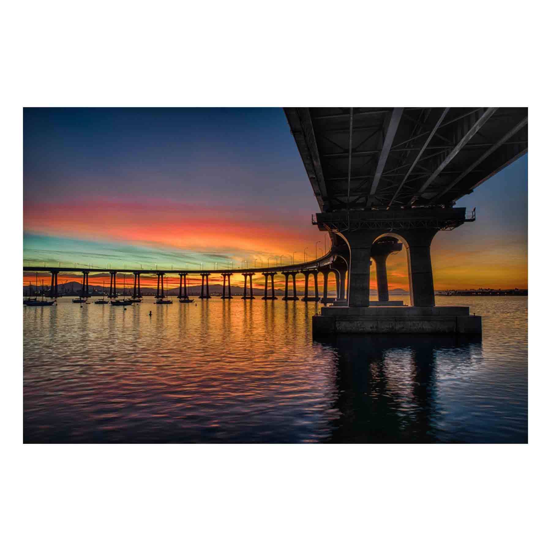 Fine Art Prints - "Coronado Bridge Sunrise" | Coastal Photography Prints