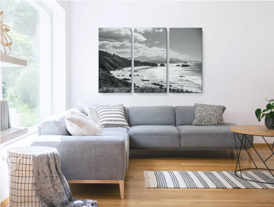 Fine Art Prints - "Crescent Beach" Triptych | Coastal Wall Art Set