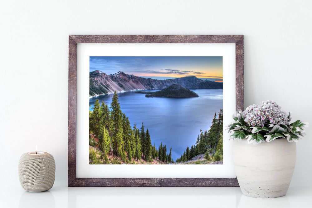 Fine Art Prints - "Dawn At Crater Lake" | Nature Landscape Photography