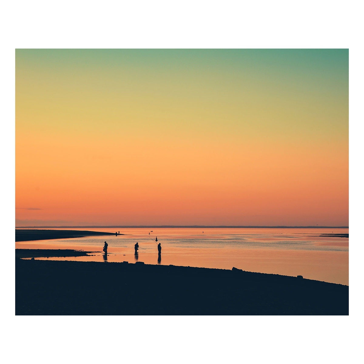 Fine Art Prints - "Daybreak Fishermen" | Coastal Photography Prints