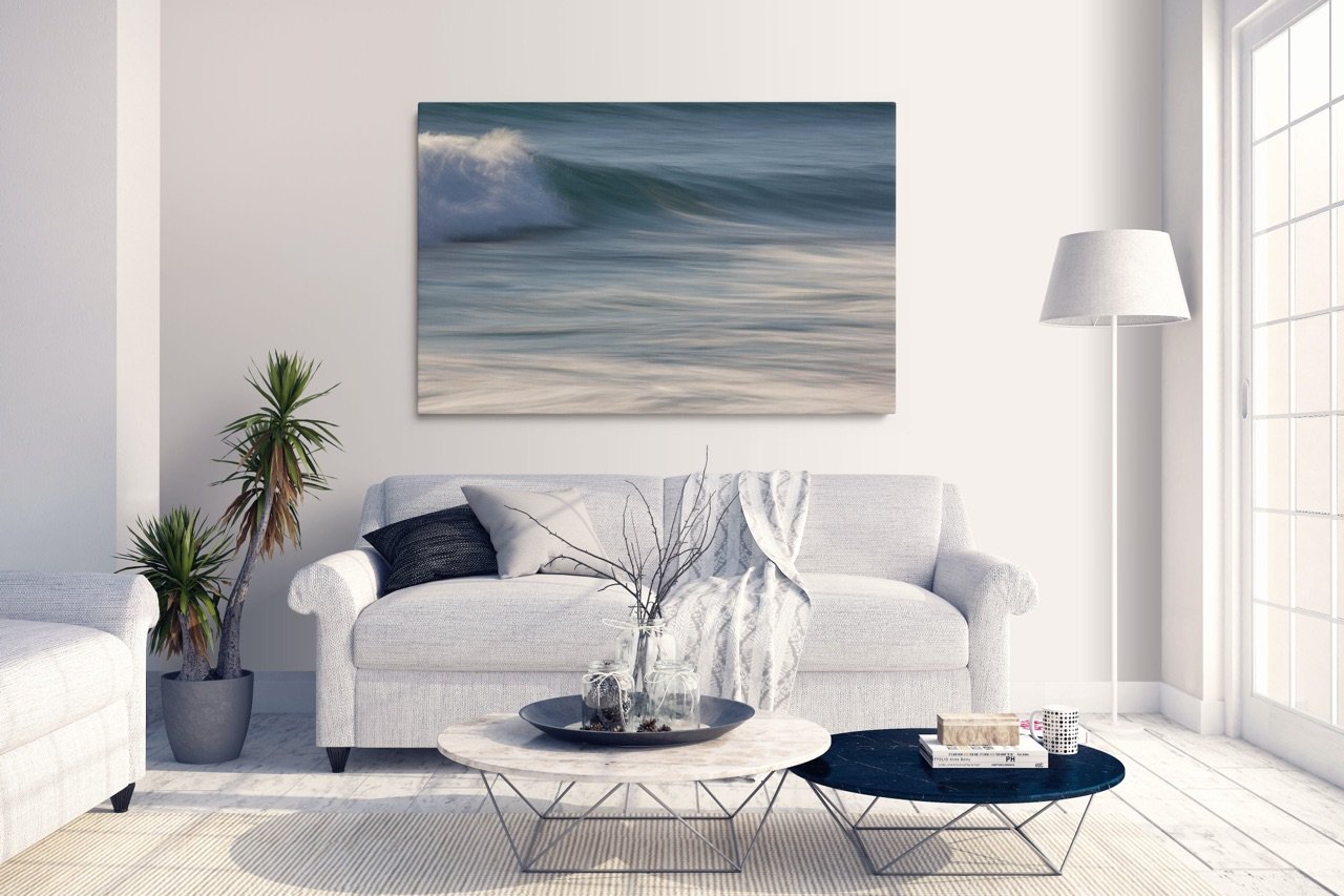 Fine Art Prints - "Deep Blue Surf" | Coastal Abstract Photography