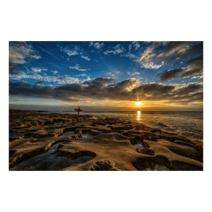 Fine Art Prints - "Hospital Reef Surfer At Sunset" | Coastal Photography Prints