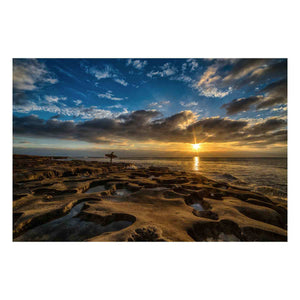 Fine Art Prints - "Hospital Reef Surfer At Sunset" | Coastal Photography Prints