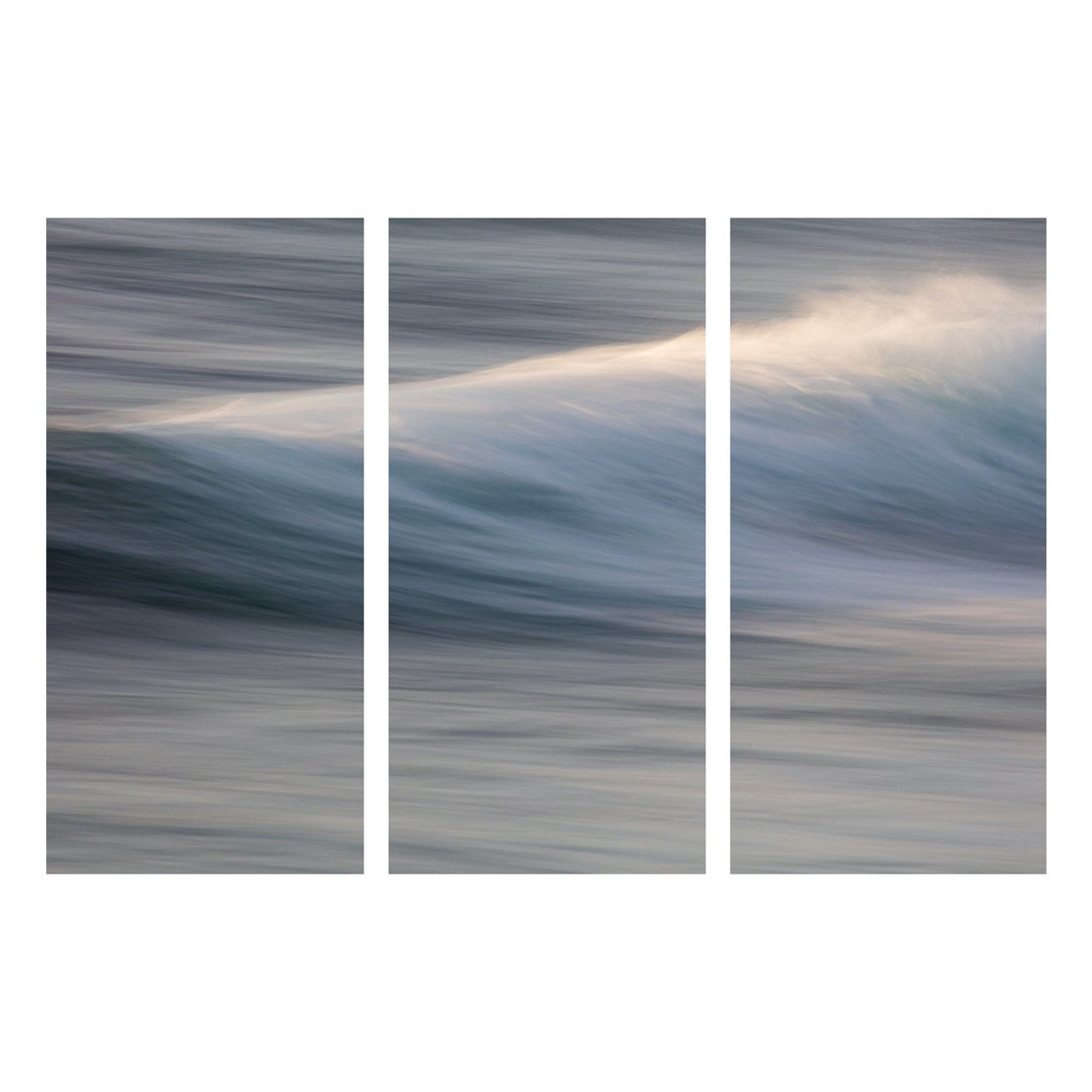 Fine Art Prints - "Light Spray Triptych" | Coastal Abstract Photography