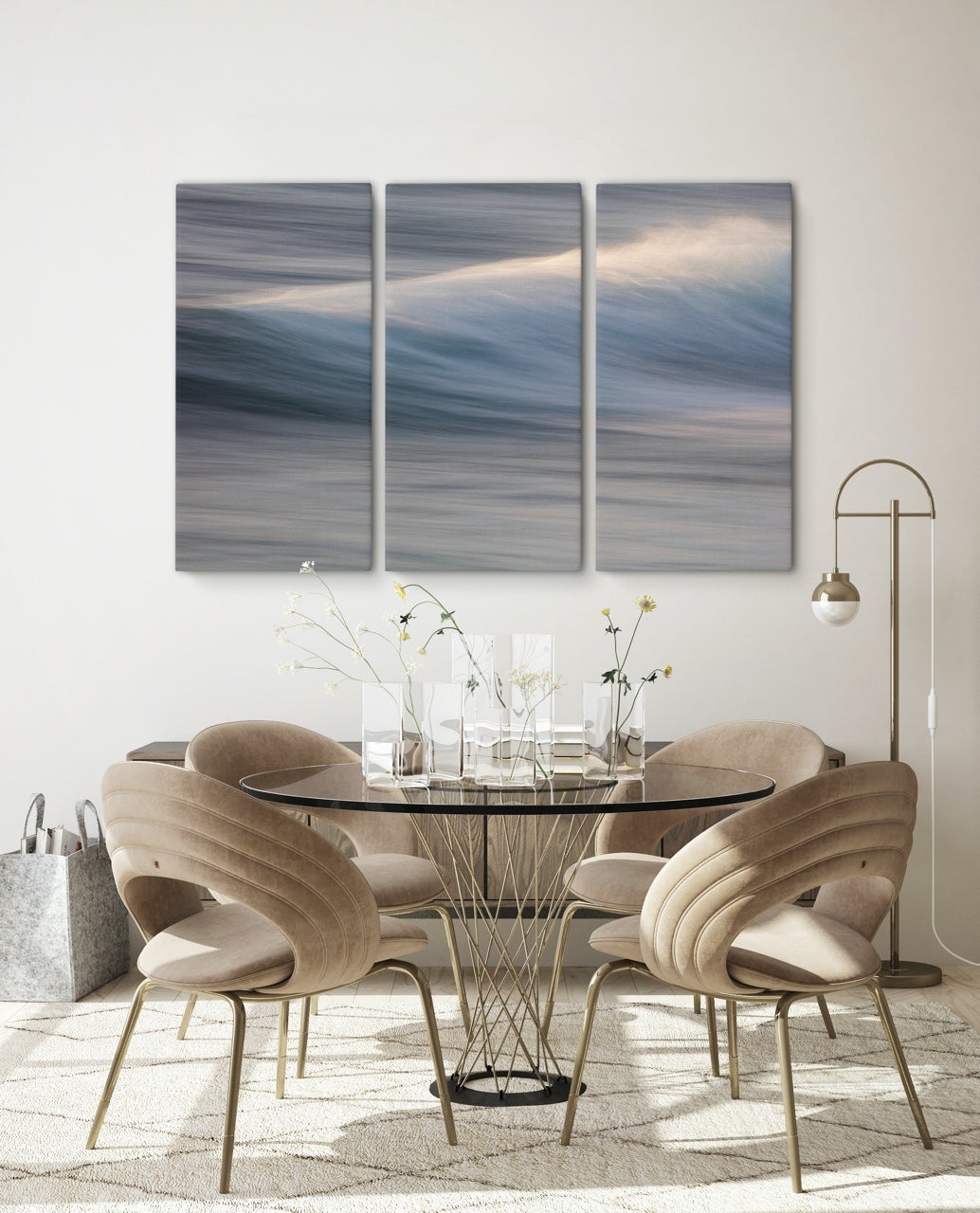 Fine Art Prints - "Light Spray Triptych" | Coastal Wall Art Set