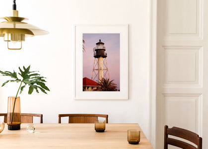 Fine Art Prints - "Lighthouse At Sunset" | Coastal Photography Print